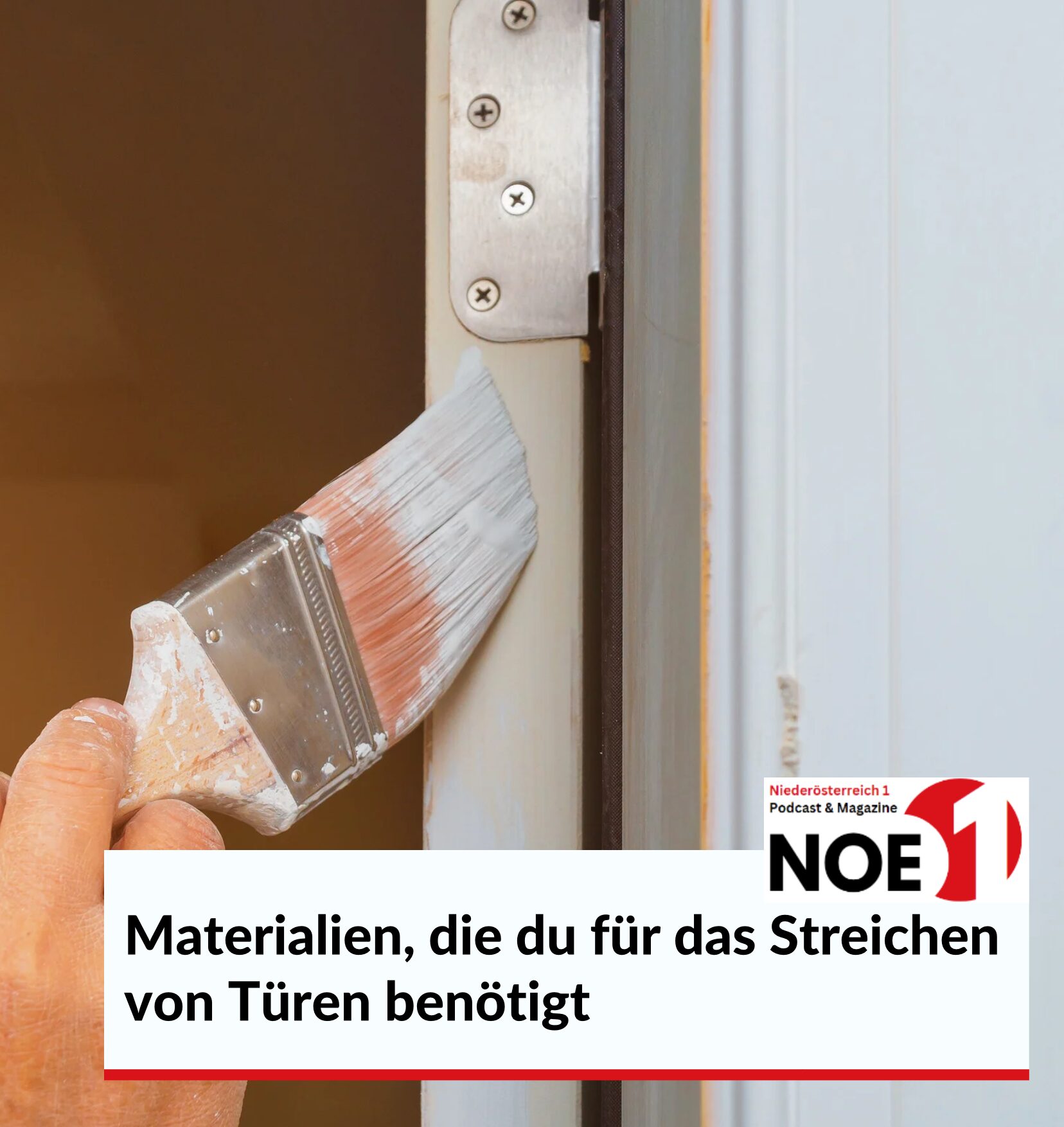 Materialien, die du für das Streichen von Türen benötigt