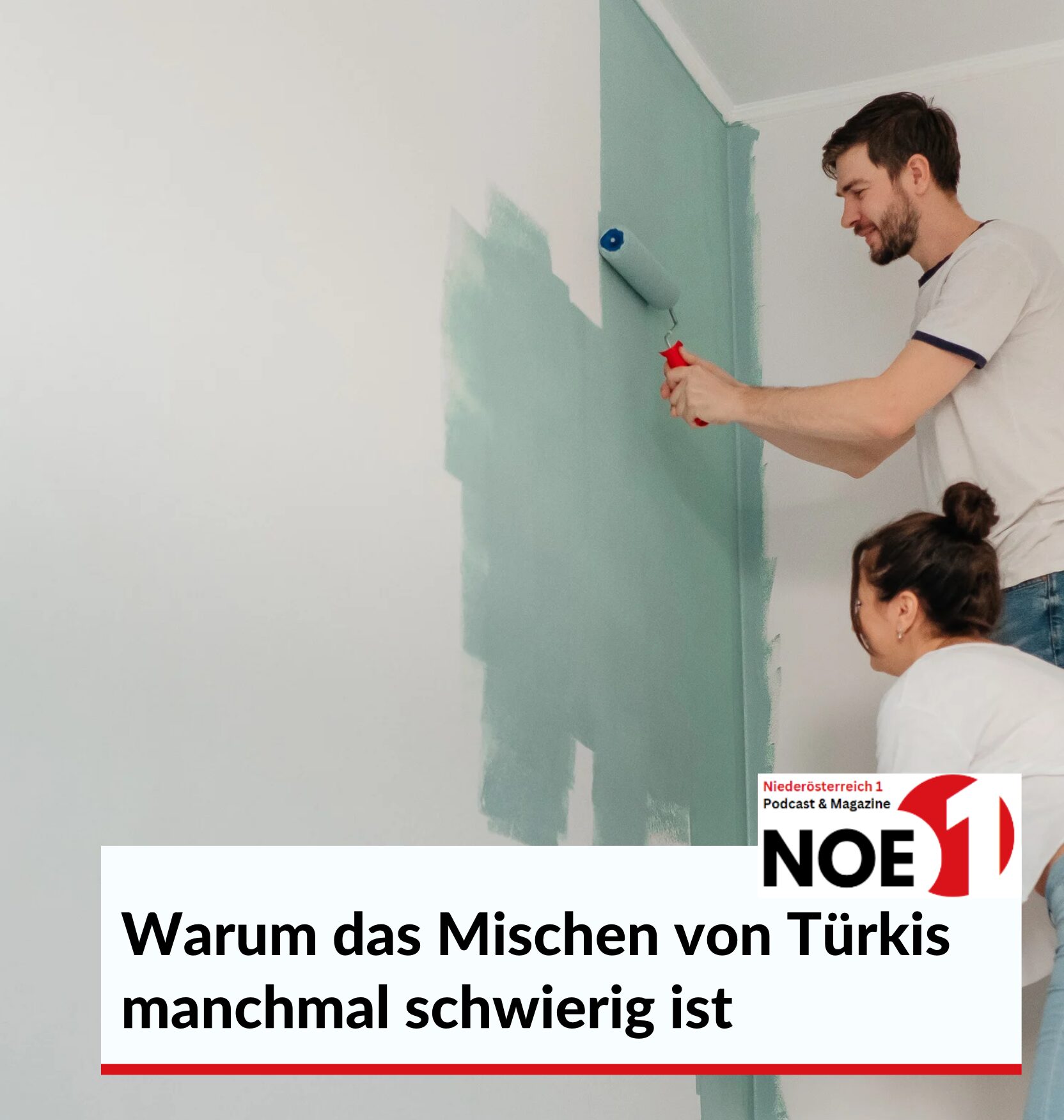 Warum das Mischen von Türkis manchmal schwierig ist