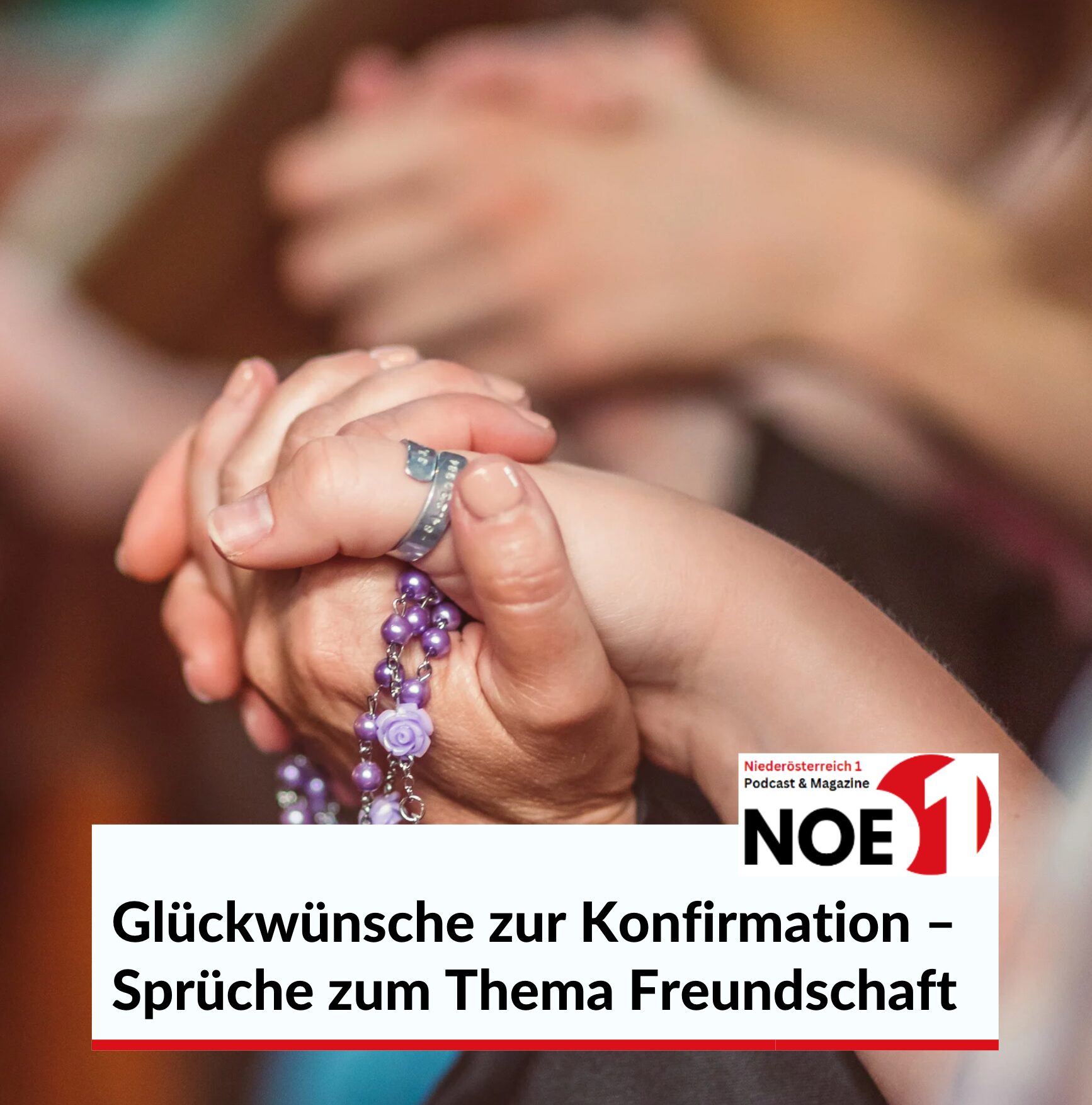 Glückwünsche zur Konfirmation – Sprüche zum Thema Freundschaft 