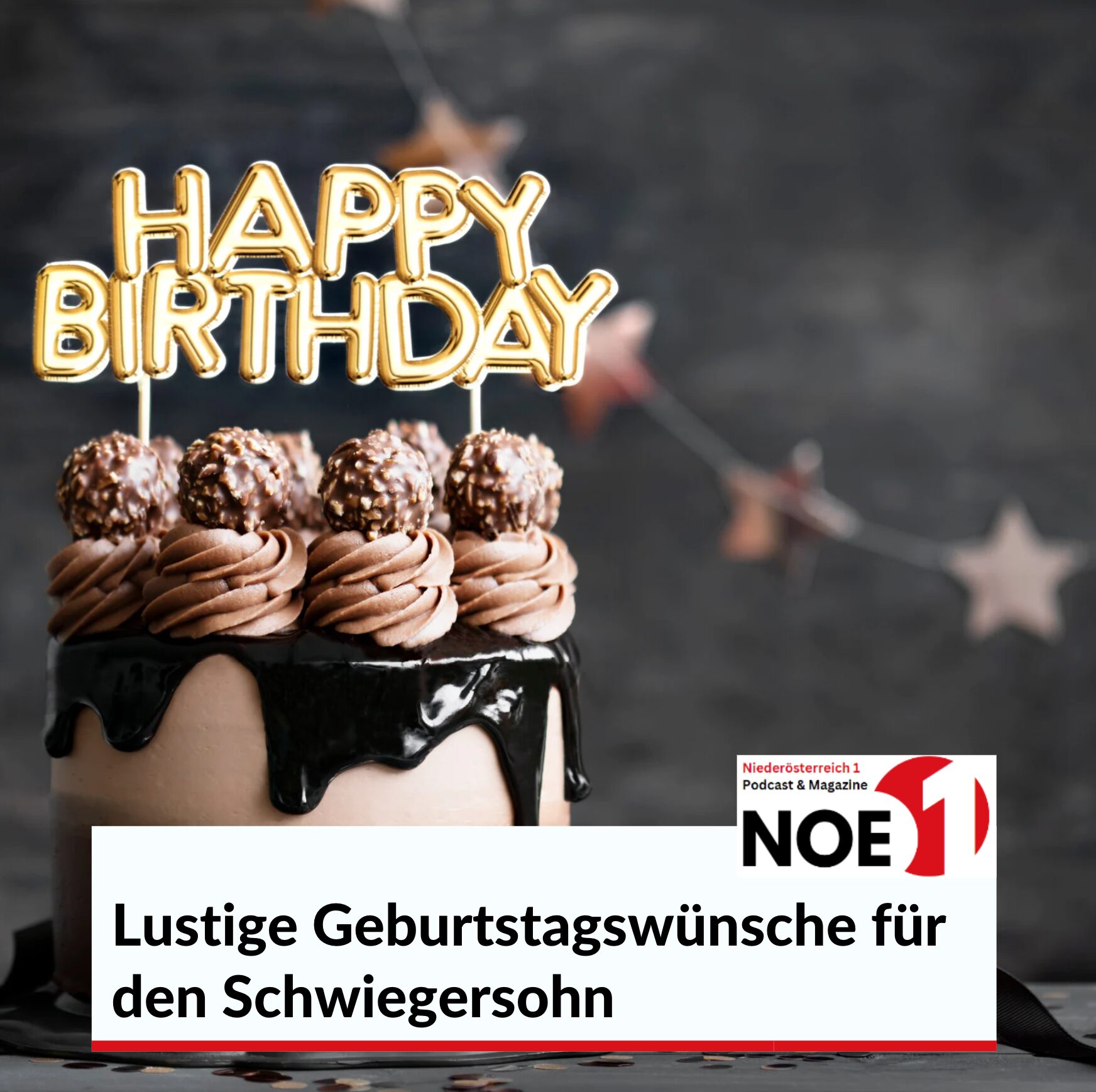 Lustige Geburtstagswünsche für den Schwiegersohn