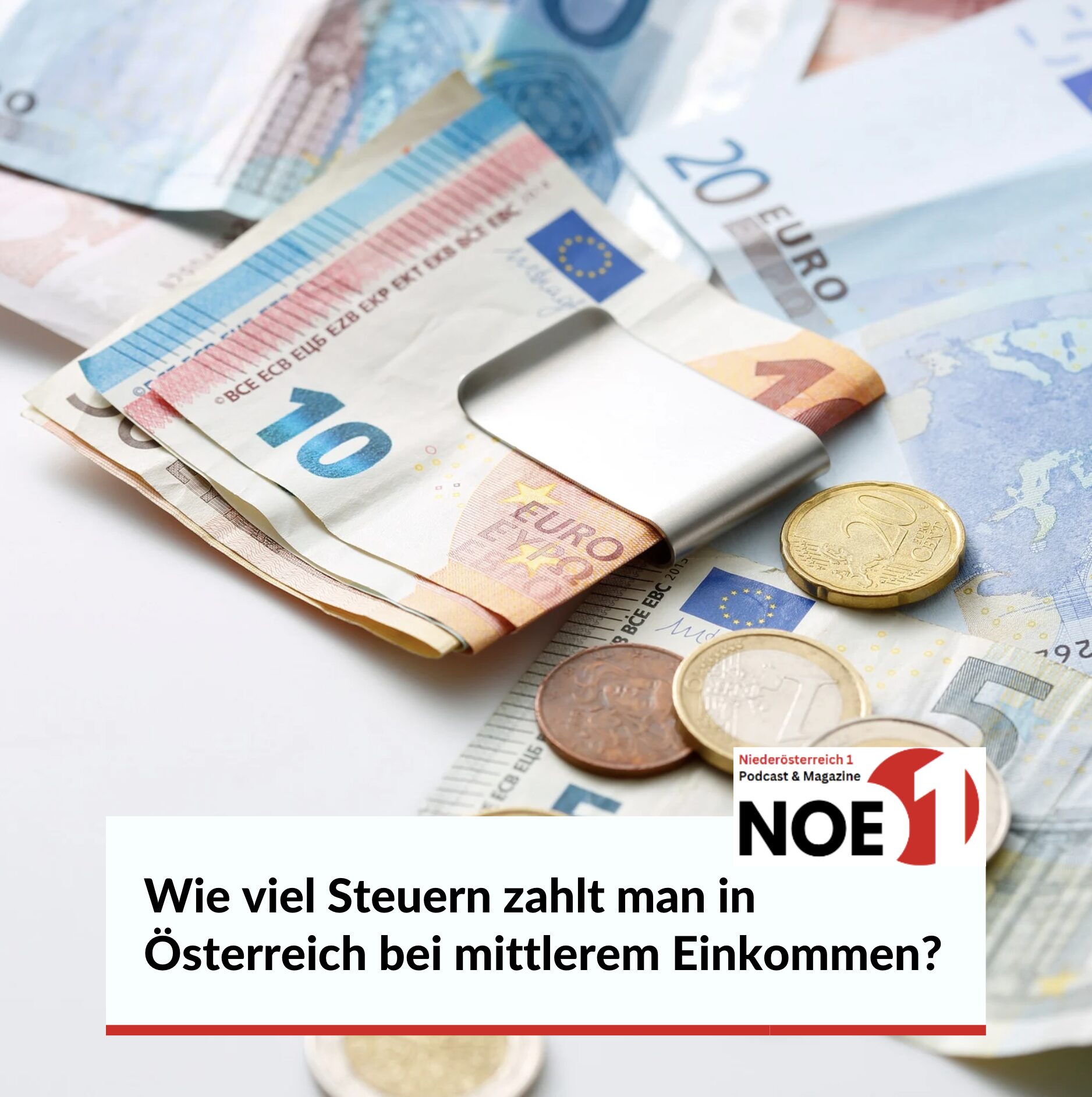 Wie viel Steuern zahlt man in Österreich bei mittlerem Einkommen?
