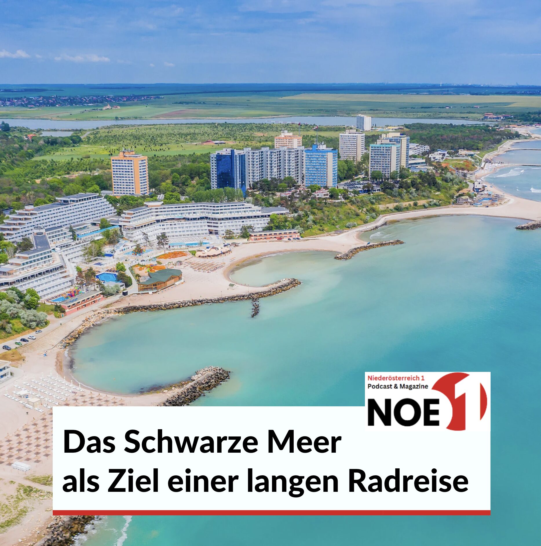 Das Schwarze Meer als Ziel einer langen Radreise entlang der Donau
