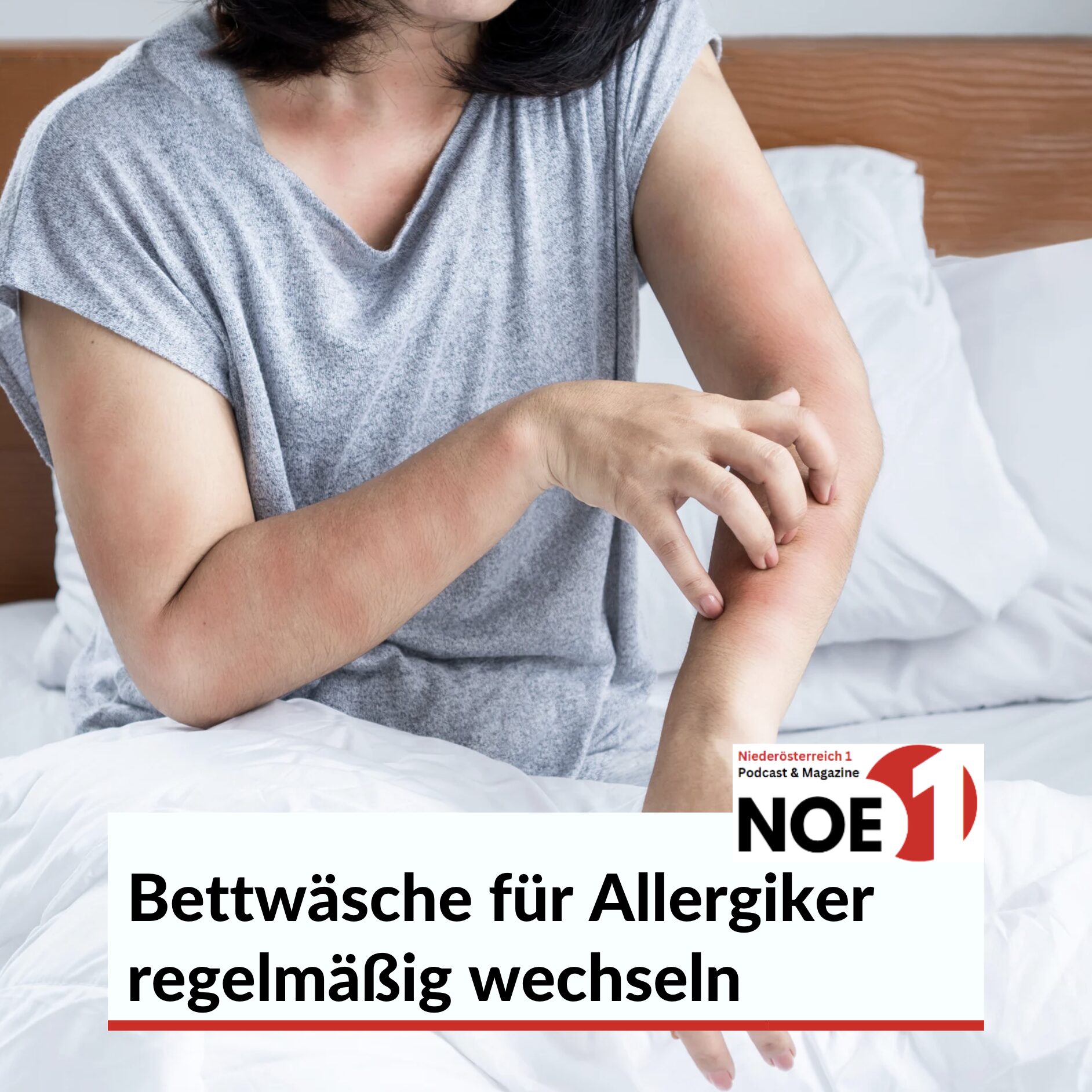 Bettwäsche für Allergiker regelmäßig wechseln