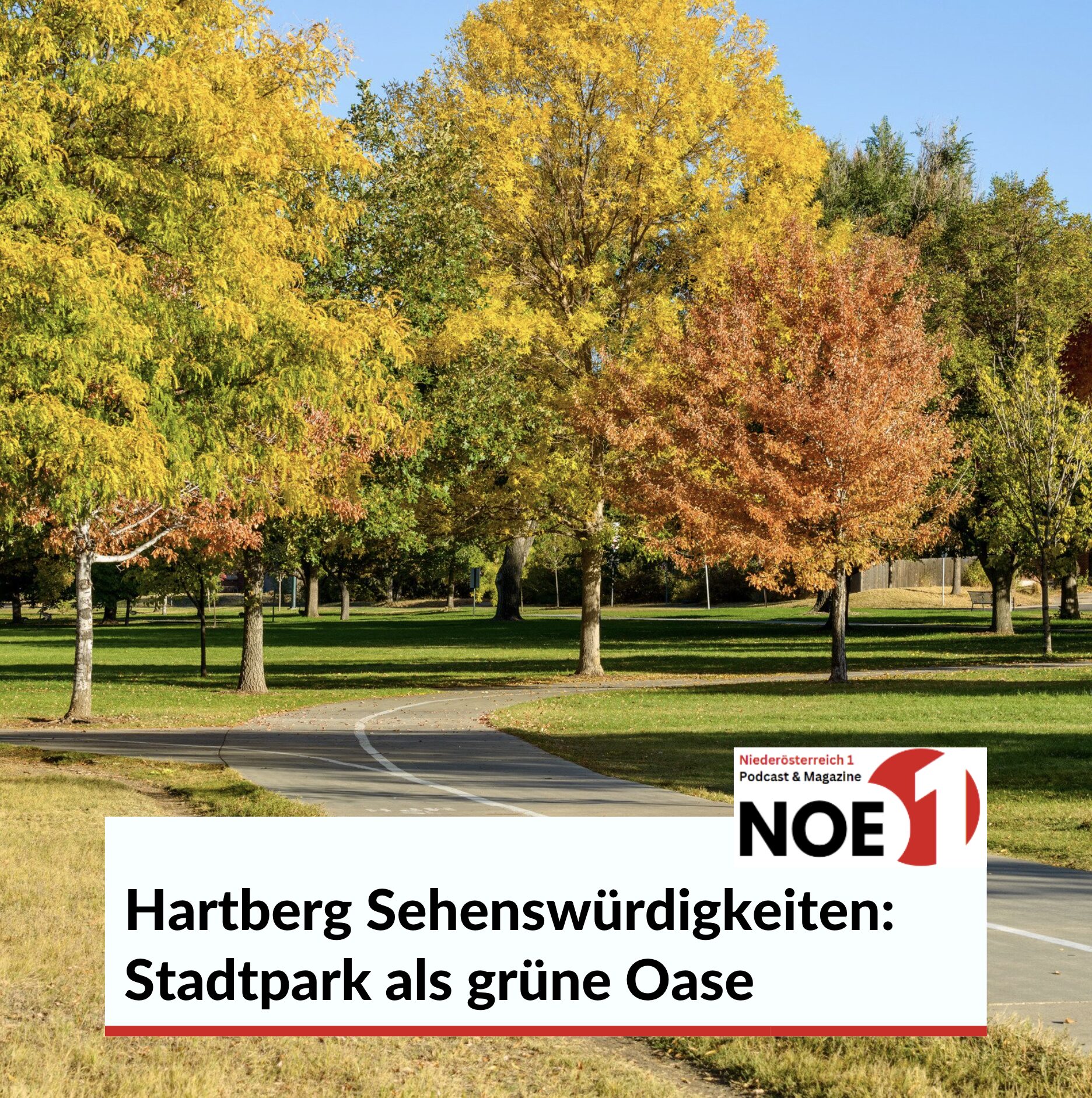 Hartberg Sehenswürdigkeiten: Stadtpark als grüne Oase