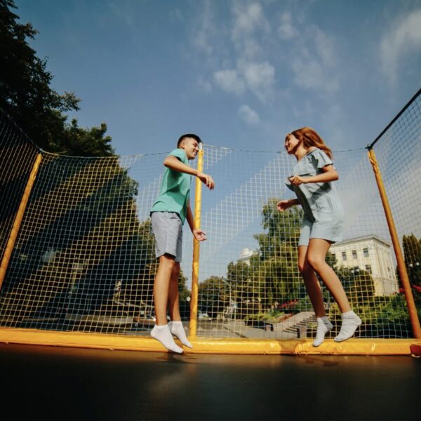 rechteckige Trampoline